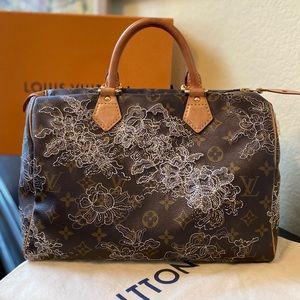 LOUIS VUITTON MONOGRAM CANVAS DENTELLE SPEEDY 30